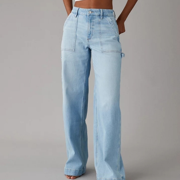 American Eagle Outfitters Denim - American Eagle AE Dreamy Drape Wide Leg Jeans